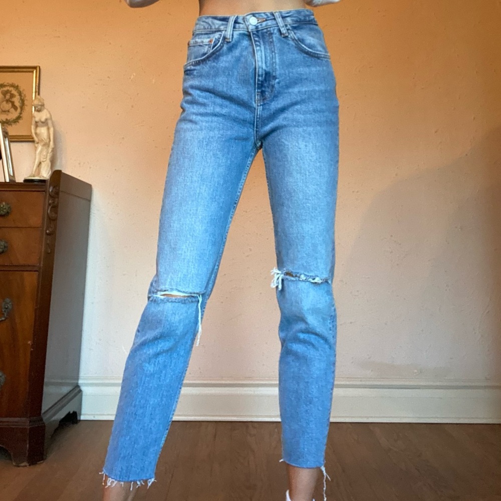 Zara Slim Fit high rise jeans